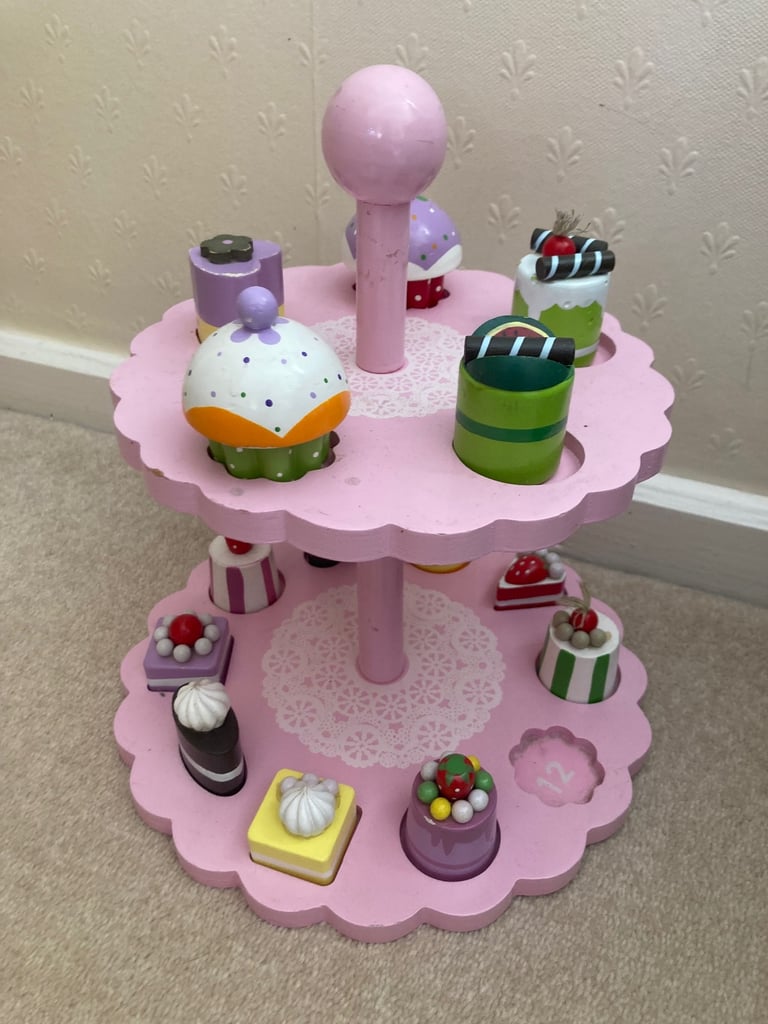 image for Kids wooden cake stand 