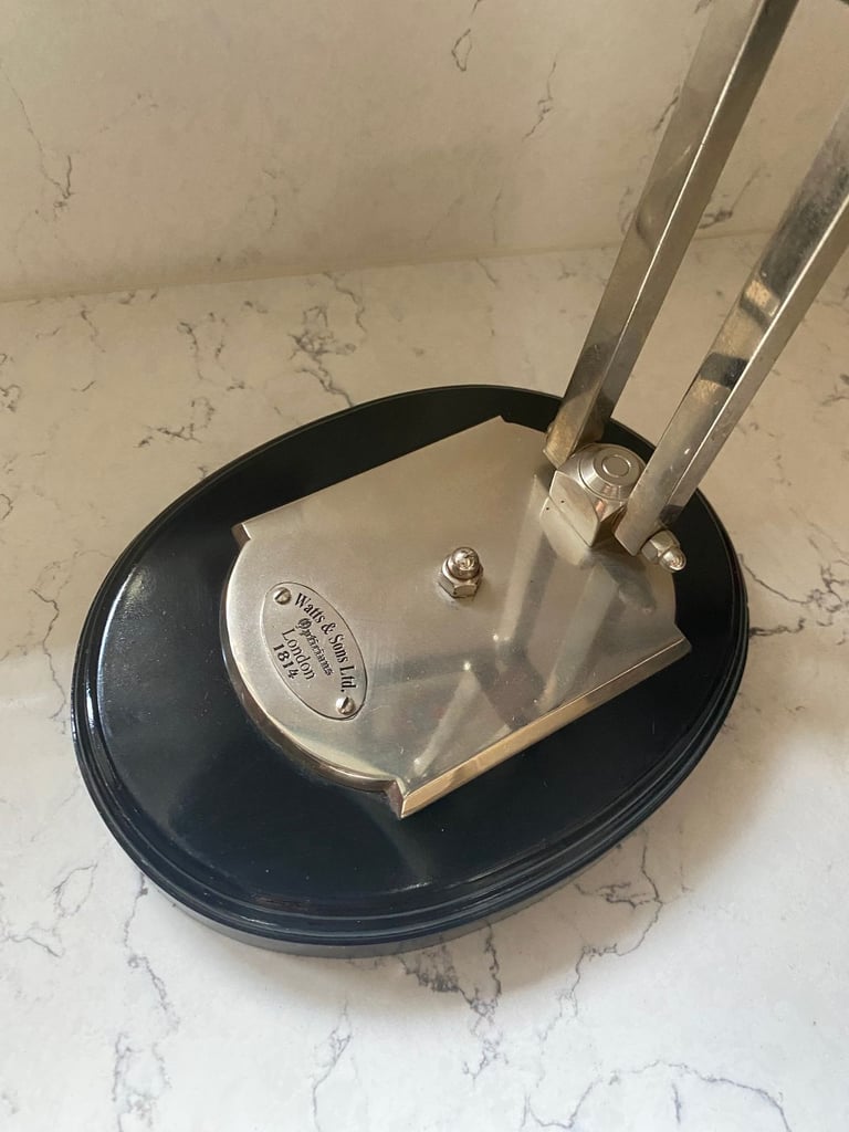 Antique Watts and Sons Ltd Opticians London 1814 Angle Poise Magnifying Glass