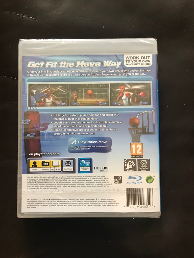 Sony PlayStation 3 Game Move Fitness PS3 Brand New And Factory Sealed Move Eye