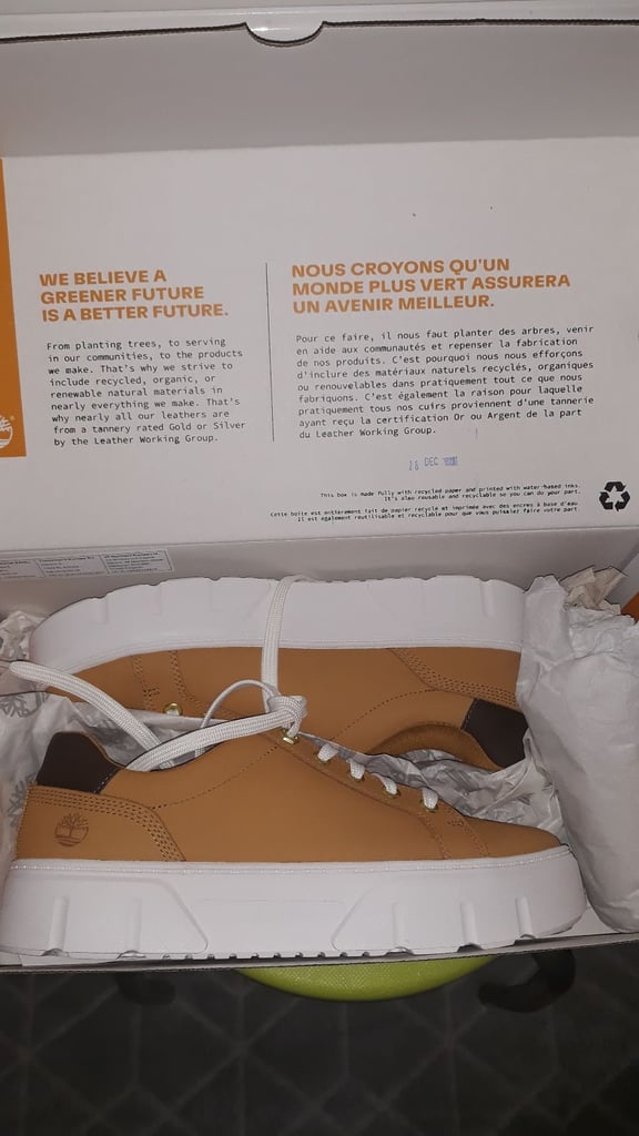 image for Ladies Timberland Laurel Court trainers Wheat Nubuck Size UK 7 NEW