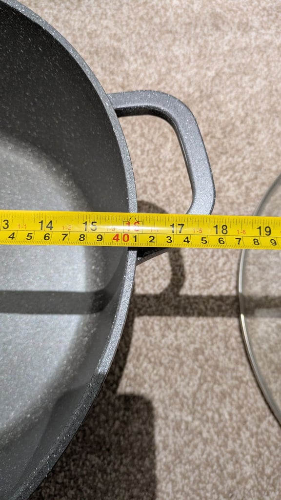 Marble coating cooking pot 