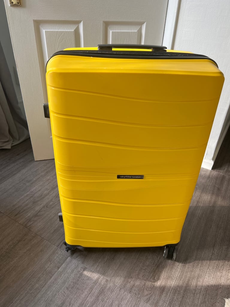 Skyflite London Bright Yellow Hard Shell Luggage