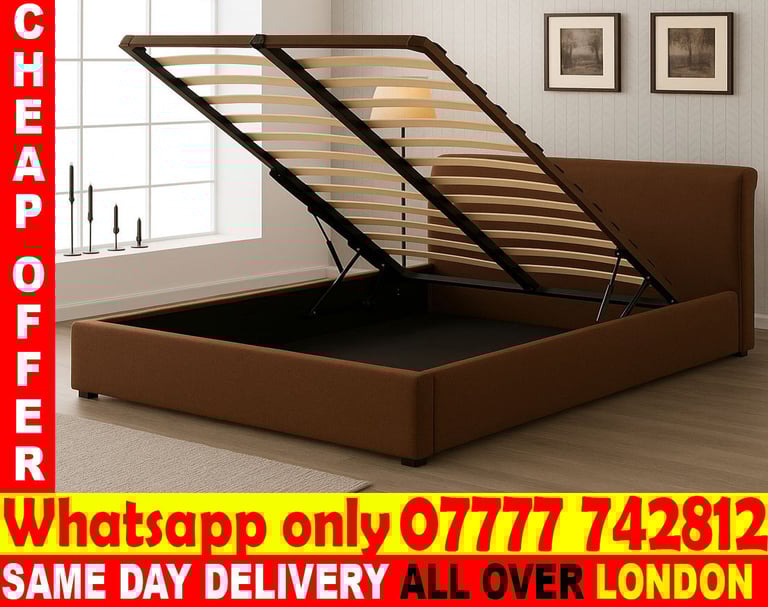 - NEW DOUBLE - SMALL DOUBLE - AND SINGLE BED AND MATTRESS WITH STORAGE (KJN