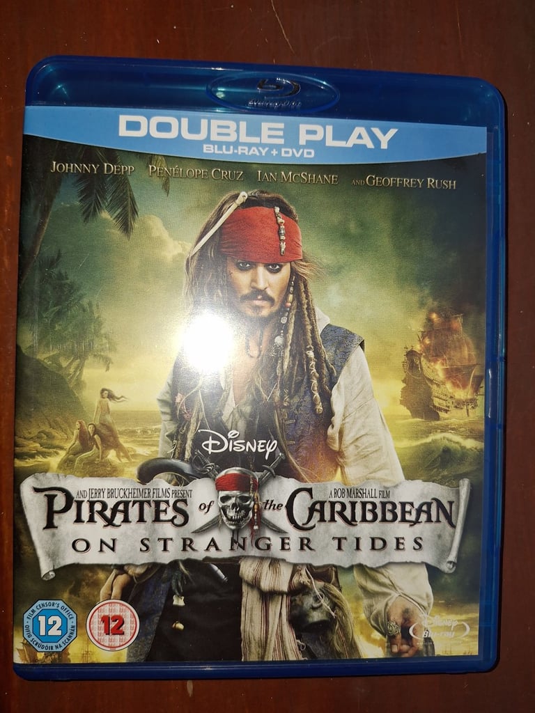Pirates of the Caribbean On Stranger Tides Blu-ray