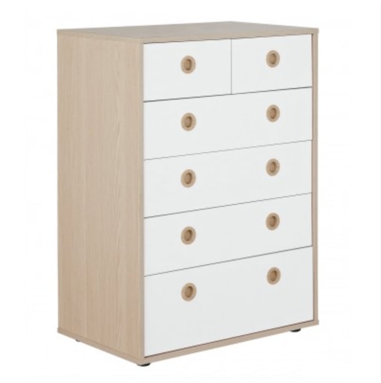 Argos Home Camden 4+2 Chest of Drawers White