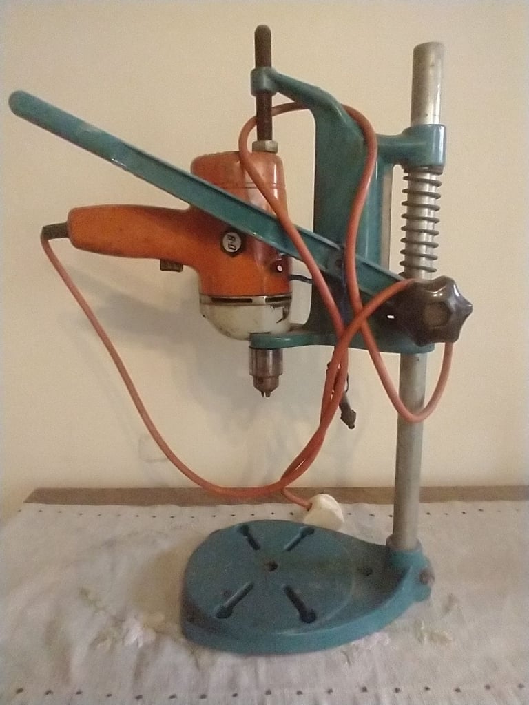 Black & Decker Electric Drill + Drill Press Bench Stand