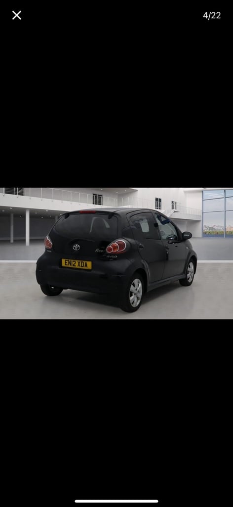 2012 Toyota AYGO 1.0 VVT-i Fire 5dr [AC] HATCHBACK Petrol Manual