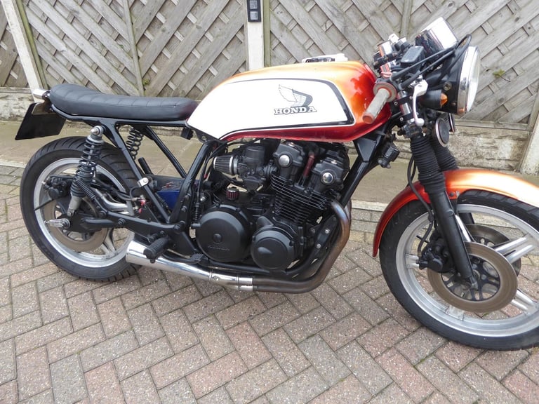 HONDA CB 750 CAFE RACER W REG TAX-MOT EXCEMPT 4 INTO 1 EXHUAST EASY PROJECT
