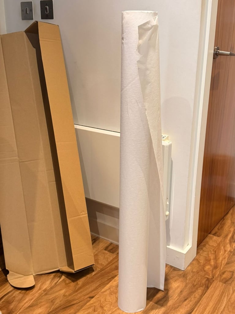 image for White Banquet Roll 1.2m – Disposable Table Cover for Events, Parties, and Markets (New)