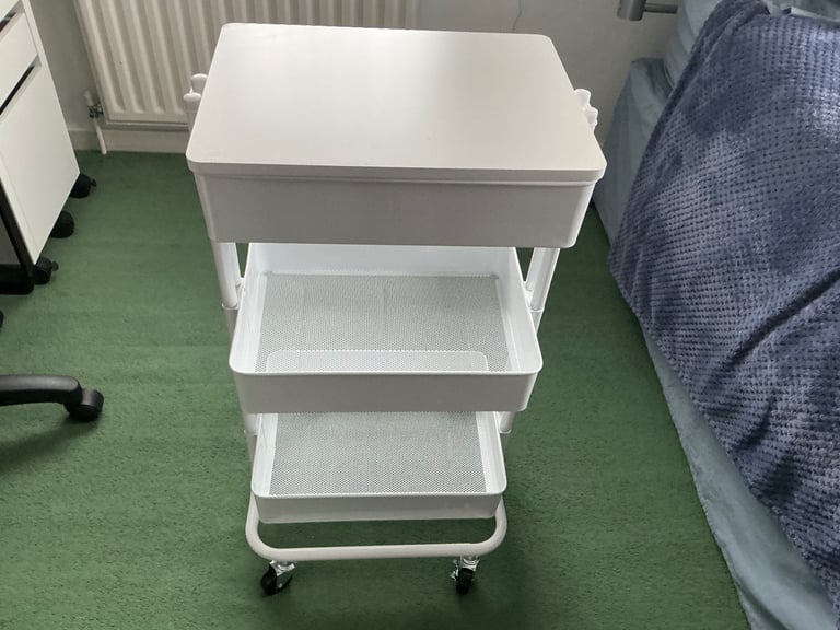 image for Metal trolley with lid