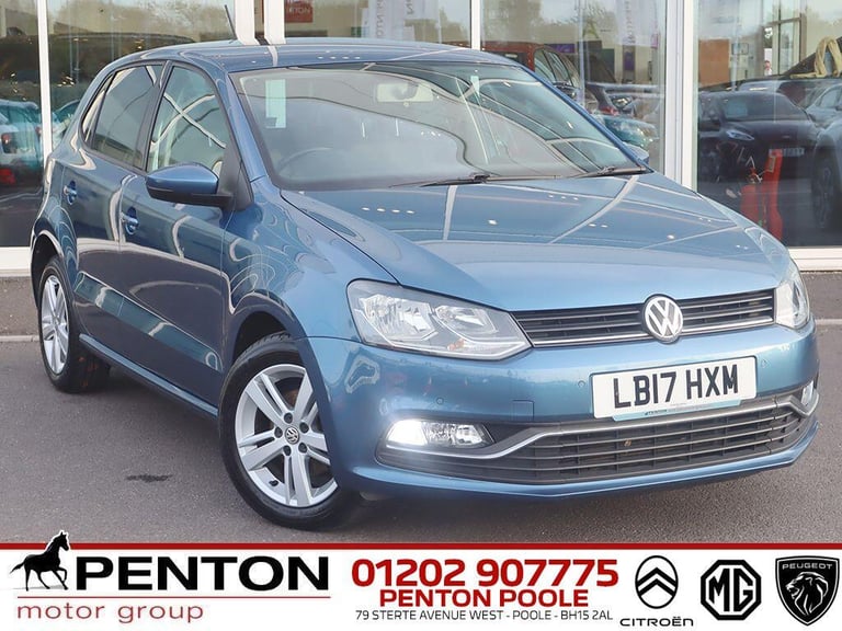 2017 Volkswagen Polo 1.0 BlueMotion Tech Match Euro 6 (s/s) 5dr HATCHBACK Petrol Manual