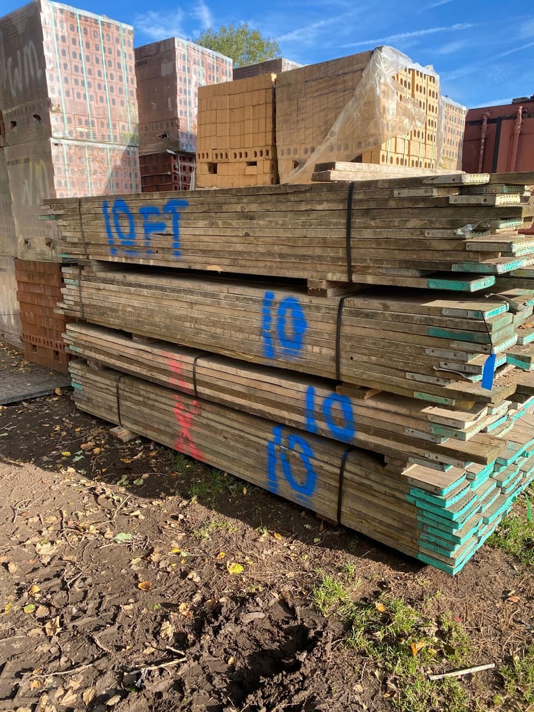 Scaffolding Boards 10ft / 3m x200 Lengths