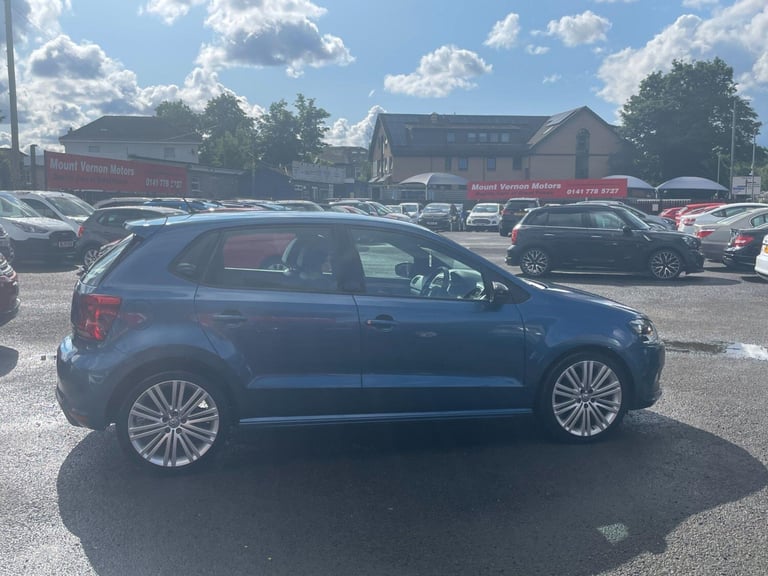 2016 Volkswagen Polo 1.4 TSI BlueMotion Tech ACT BlueGT Euro 6 (s/s) 5dr HATCHBACK Petrol Manual