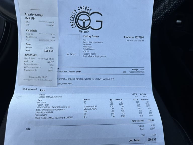 2017 Mercedes-Benz C Class 1.6 C200d AMG Line Saloon 4dr Diesel G-Tronic+ Euro 6 (s/s) (136 ps) S...