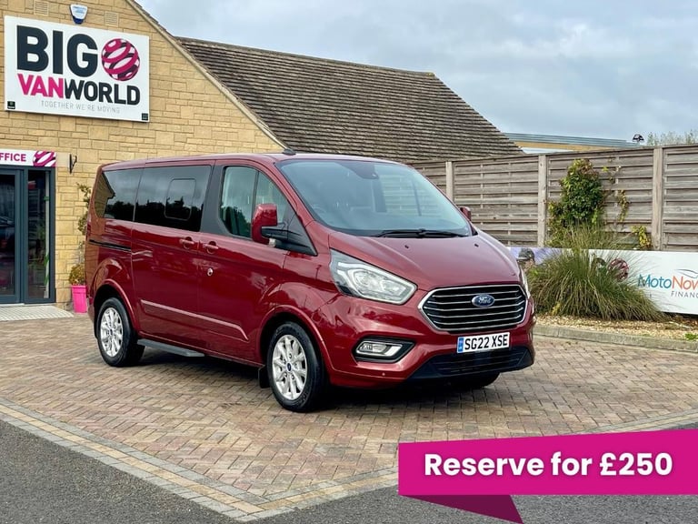 Ford TOURNEO CUSTOM 320 TDCI 130 L1H1 TITANIUM ECOBLUE 9 SEAT MINIBUS SWB