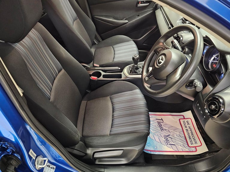 MAZDA MAZDA2 1.5 SKYACTIV-G SE Blue Manual Petrol 2015 WARRANTY 12 MONTHS MOT