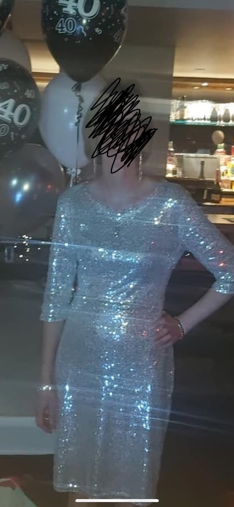 Silver dress