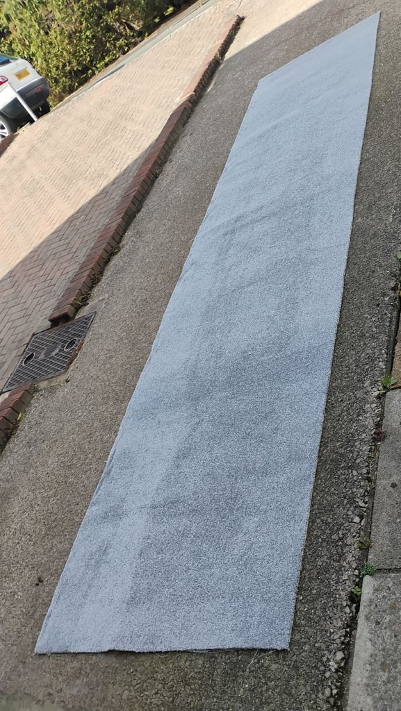 Small roll of carpet