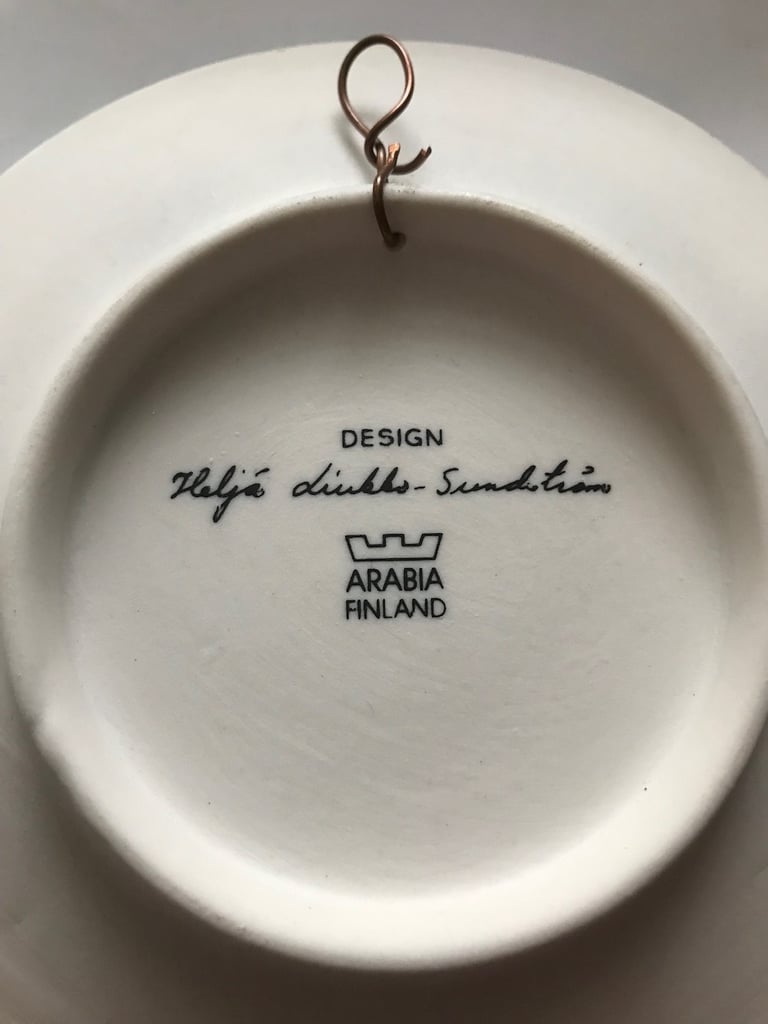 Helja Liukko-Sundstrom two wall plaques 11cm