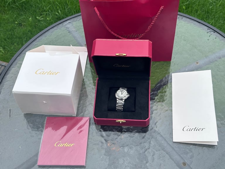 image for Elegant Cartier Style Ladies Watch – Silver Steel Bracelet