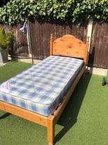 Single standard bed size frame x mattress 