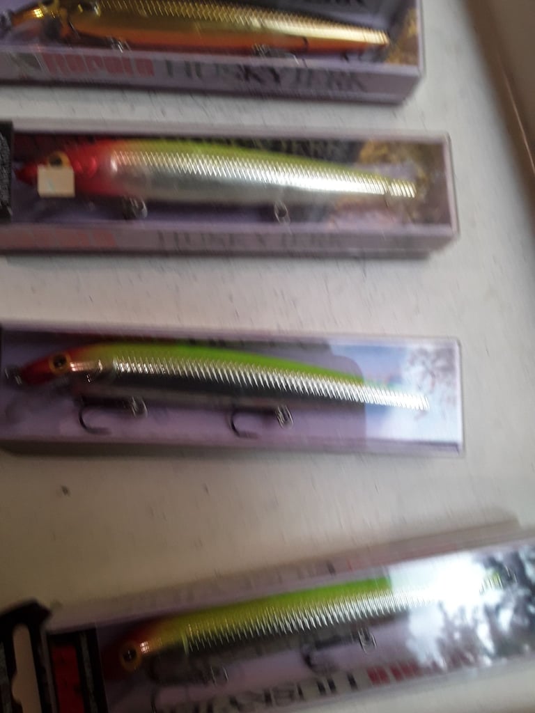 A Selection Of Husky Jerk HJ12 Rapala Lures 