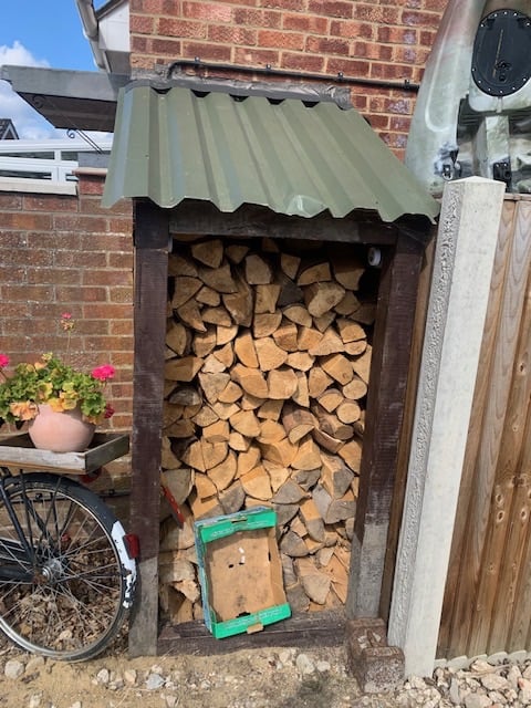 Fully seasoned ready to burn firewood free delivery and stacking 