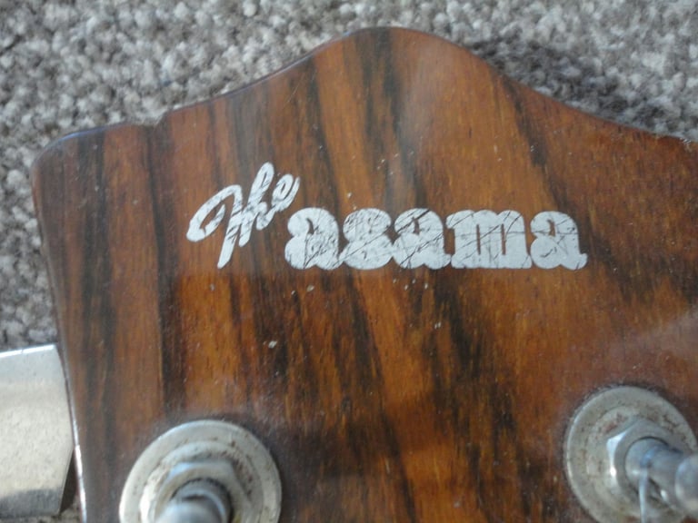 The Asama / Tombo DC solidbody electric guitar ~1979 made in Japan rare vintage 