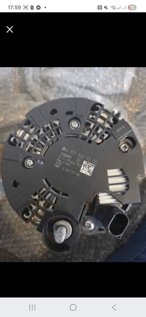 Mercedes-Benz drehstromgener three-phase alternator 