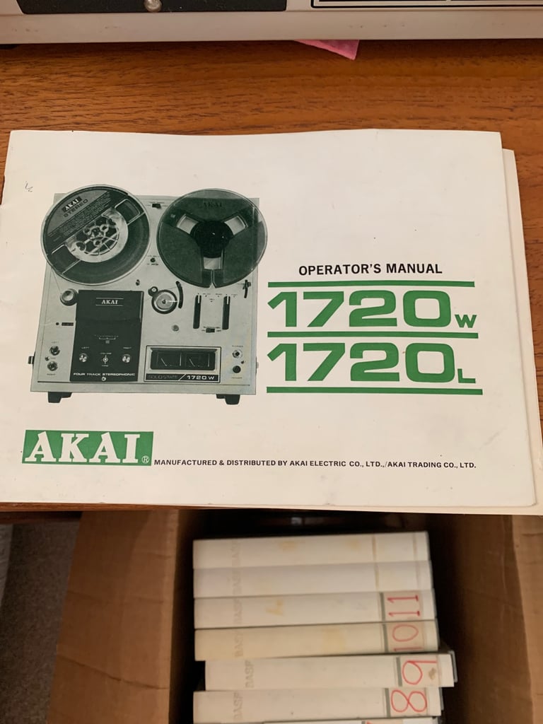 AKAI 4 Track Stereophonic Reel 