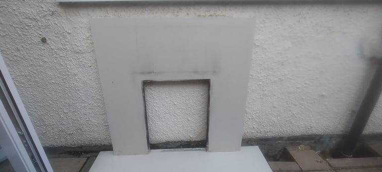 image for Fireplace Back Panel and Hearth