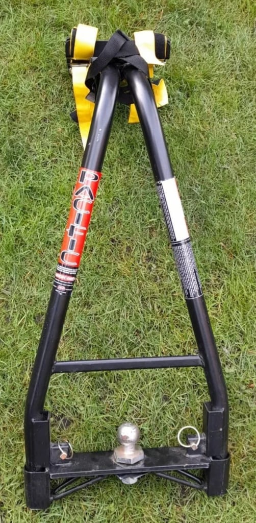 image for Pacific A-frame 4 Bike Bicycle Tow Ball Car Rack Straight Base