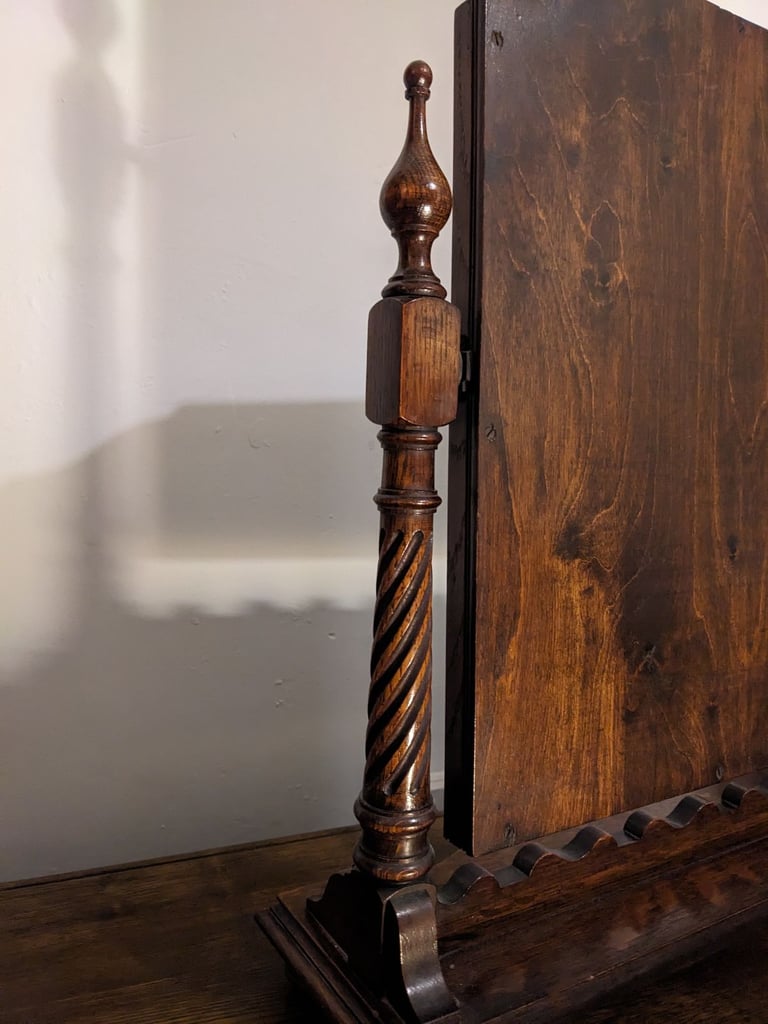 Barley Twist swing dressing table mirror