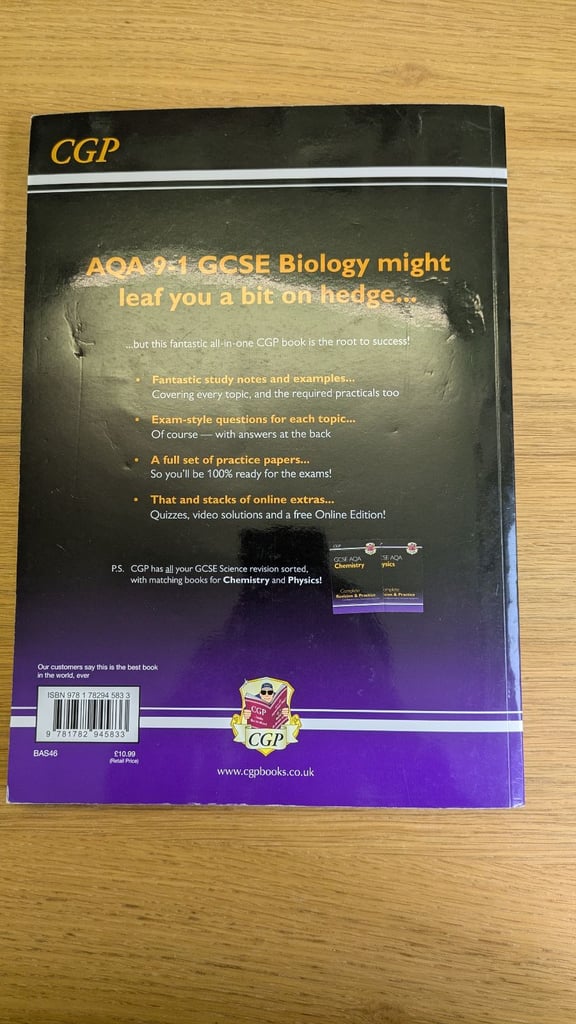 CGP AQA GCSE Biology Higher Tier Revision Guide