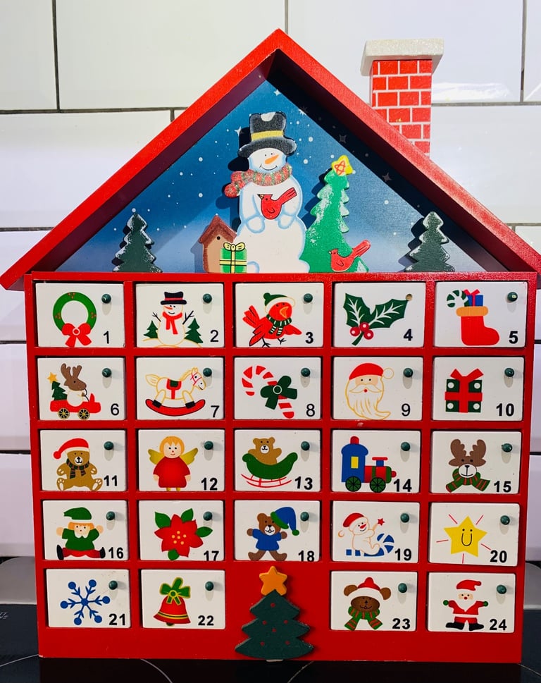 Wooden advent calendars