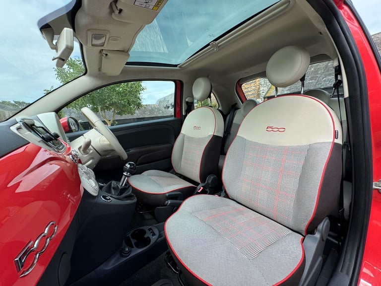 2016 Fiat 500 0.9 TwinAir 105 Lounge 3dr HATCHBACK Petrol Manual