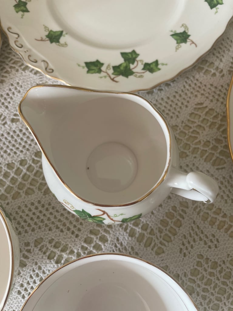 Vintage Colclough Bone China Ivy Tea Set