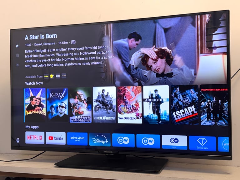 image for 43” 4K Panasonic Smart WiFi Ultra Hd led tv Excellent condition