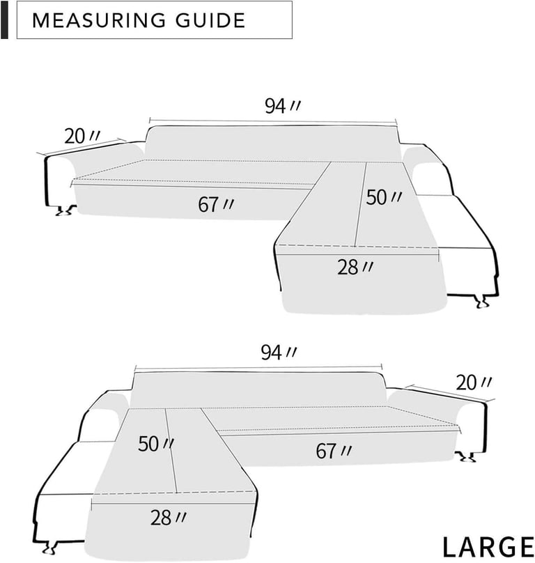 Quilted reversible water resistant L Shape Sofa Cover - NEW