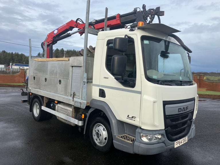 2015 DAF LF 45.150 8.3 ton gross pole erecting unit lamp post truck