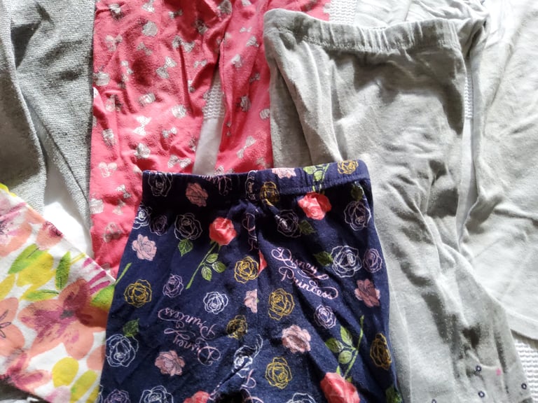 Leggings 6 Pairs Girls/Toddlers Age 2-3 Years 