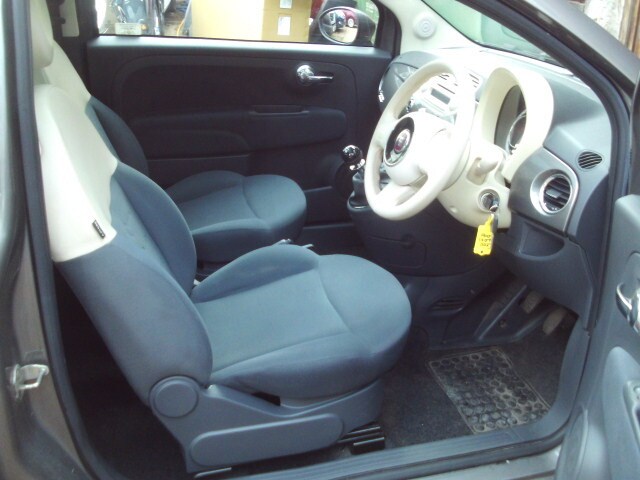 2011 Fiat 500 1.2 Lounge 3dr Grey 46k Miles Years MOT Warranty HATCHBACK Petrol Manual