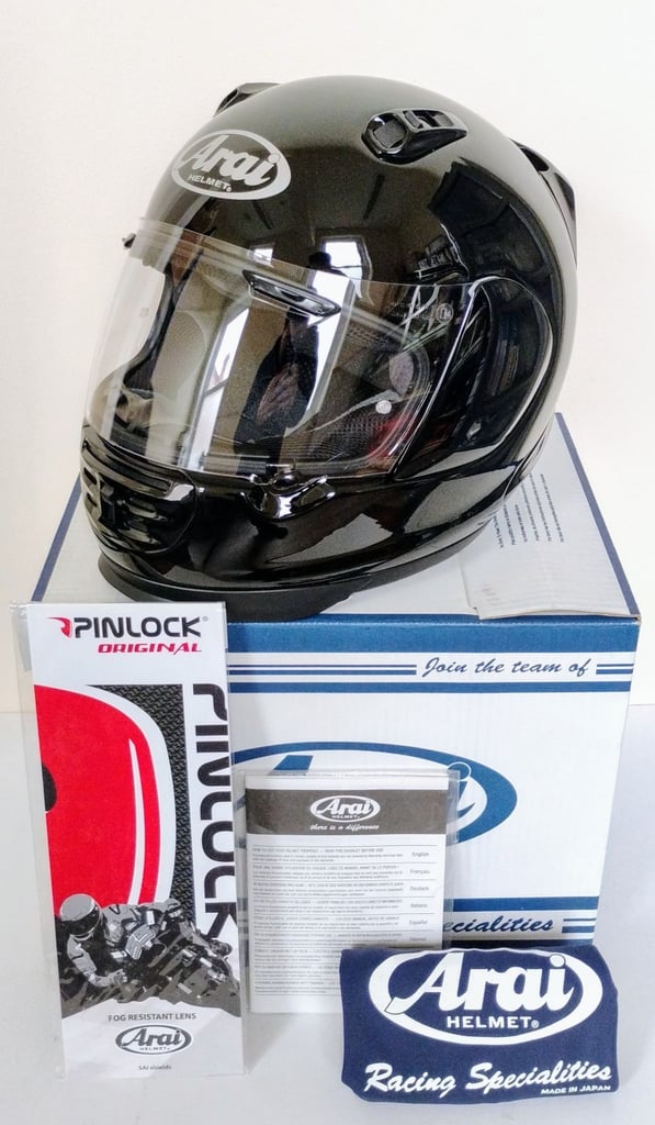 #ARAI REBEL - MOTORCYCLE HELMET - DIAMOND BLACK - MEDIUM - NEW BOXED - £330