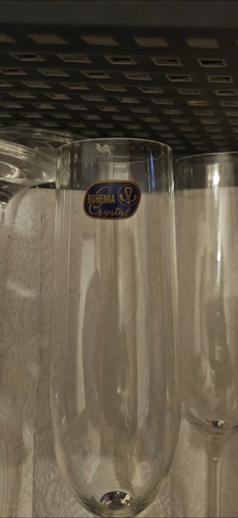 Bohemia Crystal Champagne Flutes 