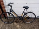 Raleigh loxley hybrid bike, cost £320 new 