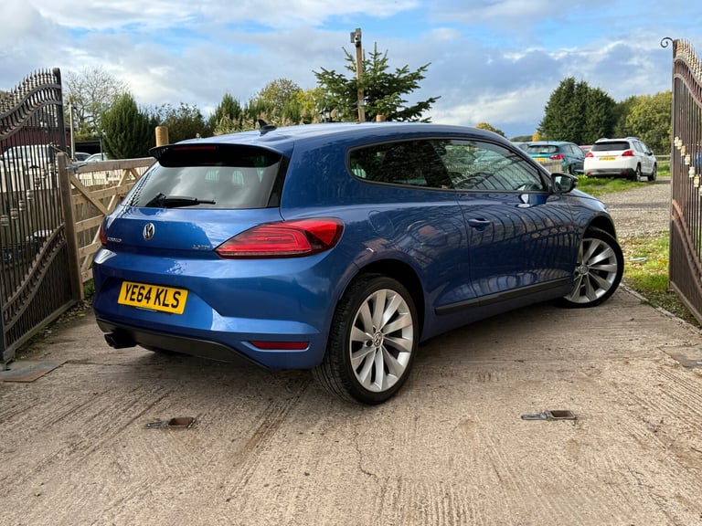 2014 Volkswagen Scirocco 2.0 TDI BLUEMOTION TECH GT 3DR 134K (BLUE) F.S.H NAV AA APPROVED  COUPE ...