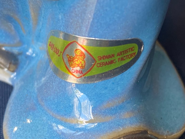 A scarce collection of 6 pieces of Chinese handcrafted clay pieces of Mudmen characters