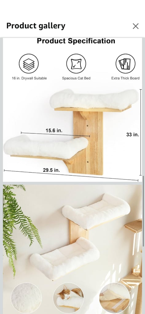 image for Cat shelf bed 