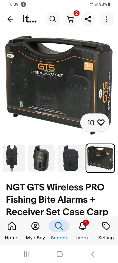 image for NGT WIRELESS PRO BITE ALARMS 