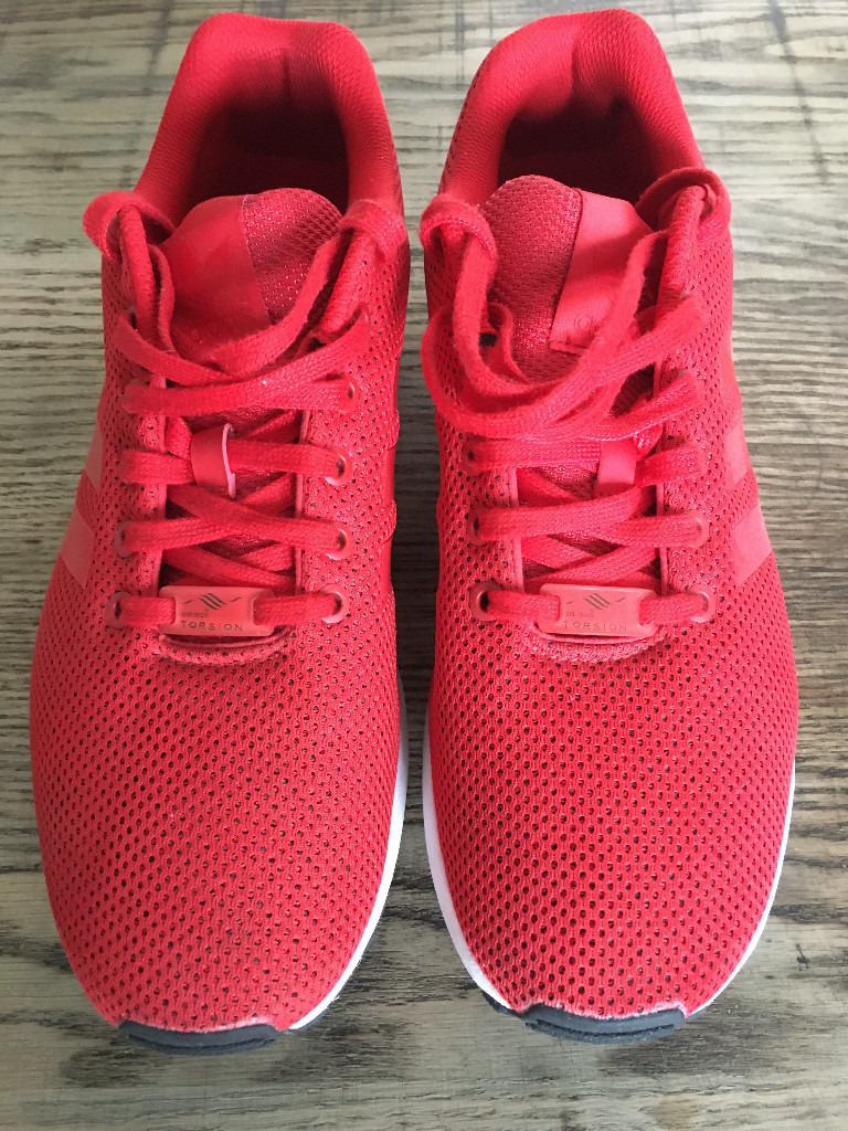 ADIDAS TORSION ZX FLUX UK 9 RED TRAINERS | in Sydenham, London | Gumtree